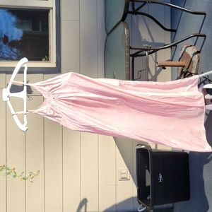 Miss Elaine Long Pink Nightgown/Slip